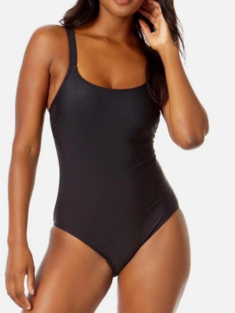 hurley modest one piece ladies swimsuit UPF 50+ Sun Protection.size medium